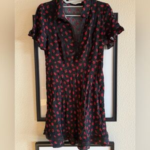 🚫sold🚫Urban Outfitters Kimchi Mini Dress rose design